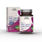 GSE Skin Hair Nails Boost is an organic dietary supplement designed to support the health and vitality of your skin, hair, and nails. Vegan certified. Soy and gluten free. 60 tablets.